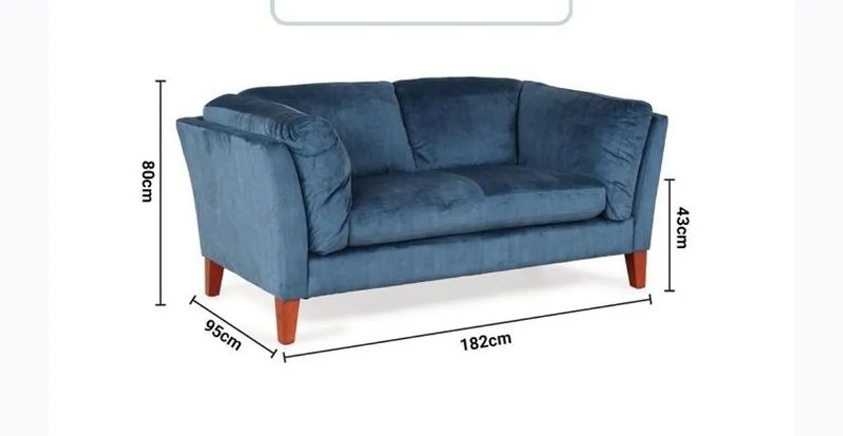 Sofa and two large armchairs - Image 4
