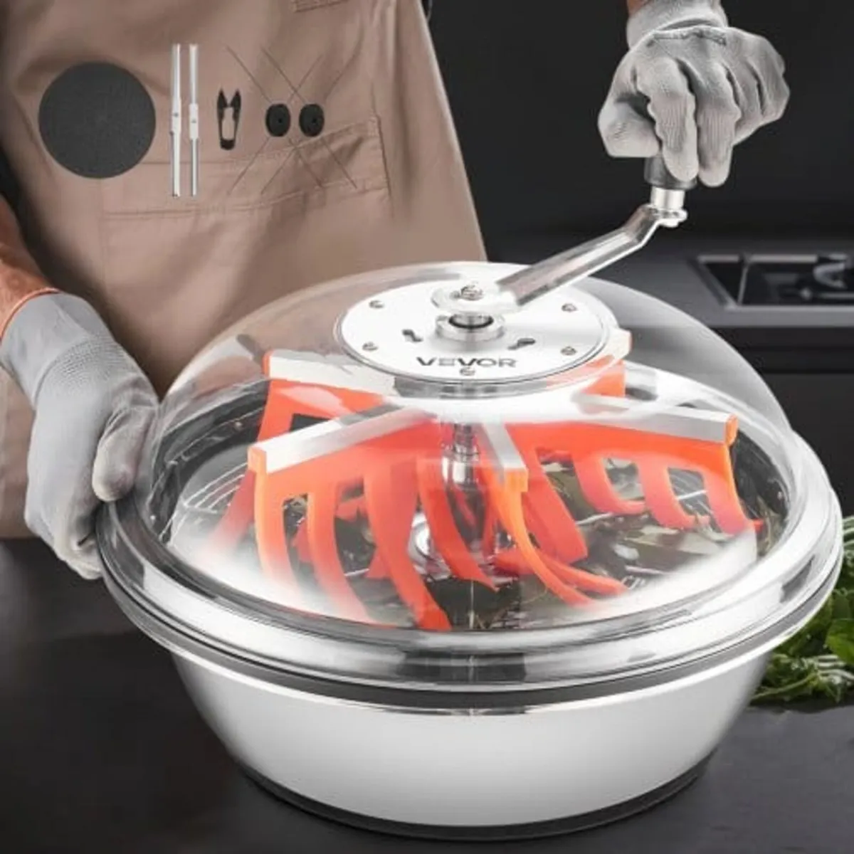 Bud Leaf Bowl Trimmer, 420 mm Manual Bud Trimmer, - Image 1