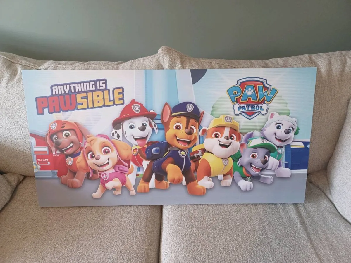 Paw patrol framed canvas - Image 1