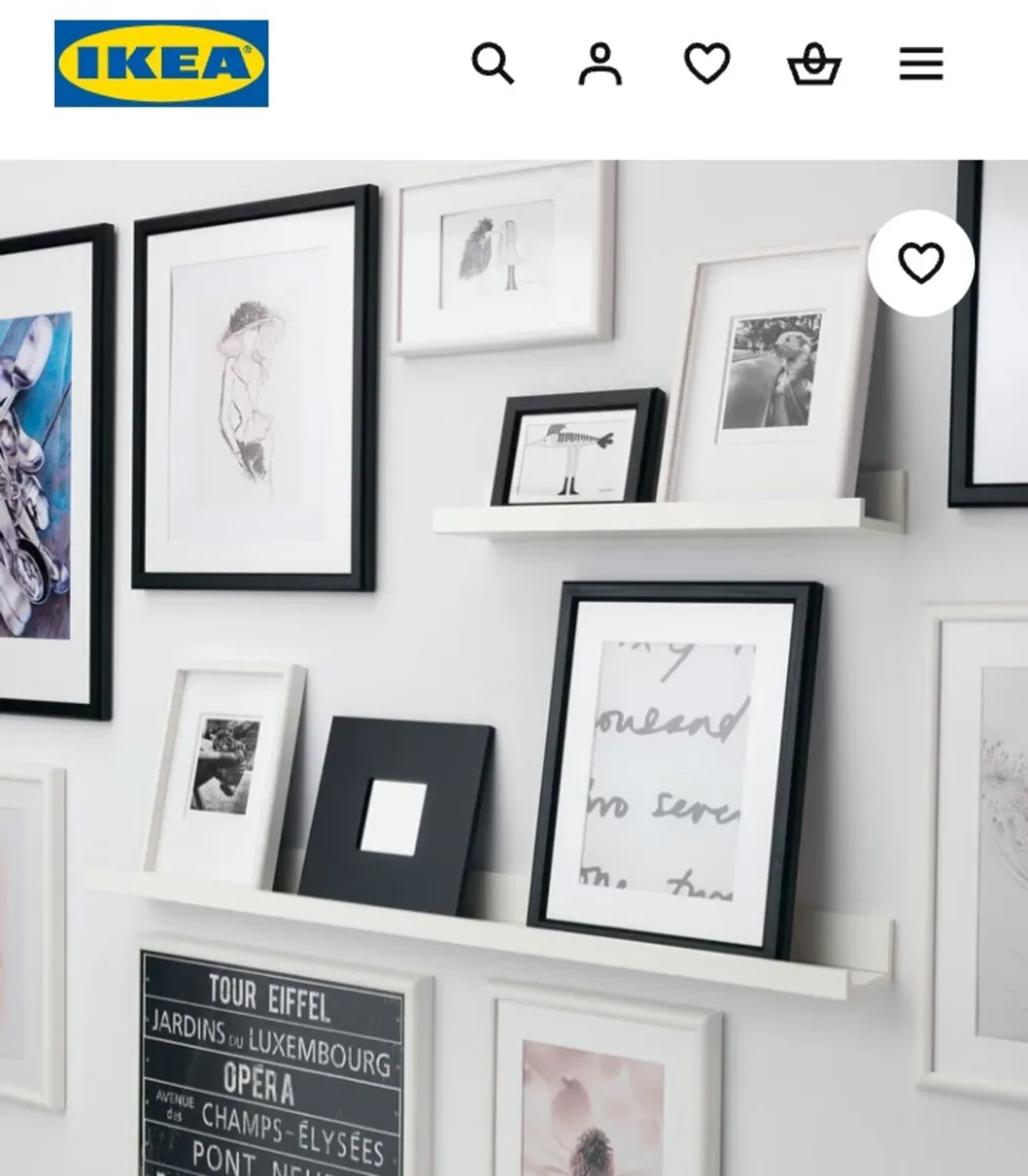 Ikea mosslanda wall shelf - Image 1