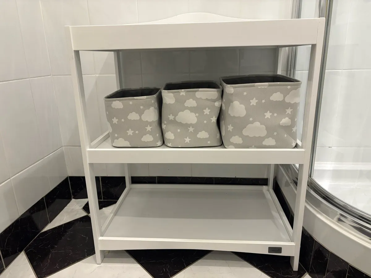 Free Changing table and nappy bin -collection only - Image 1
