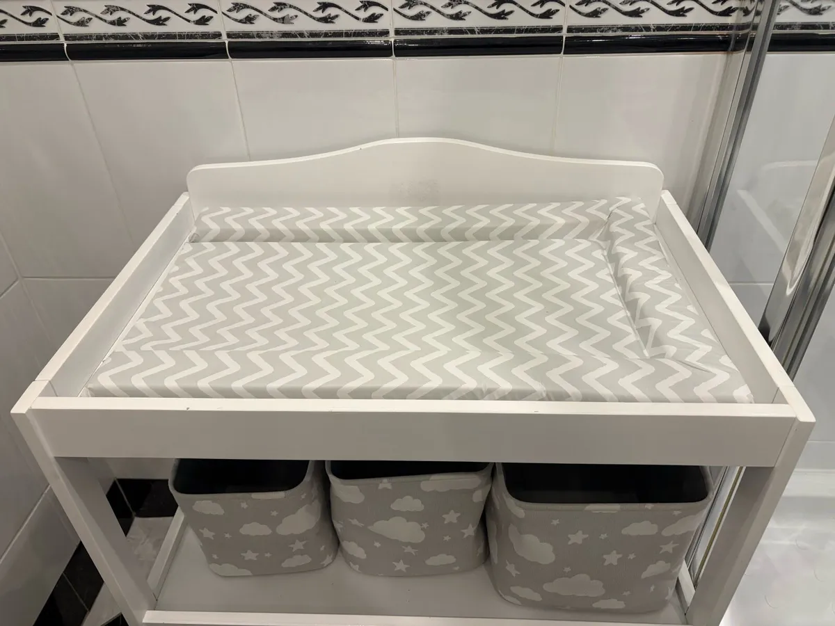 Free Changing table and nappy bin -collection only - Image 2