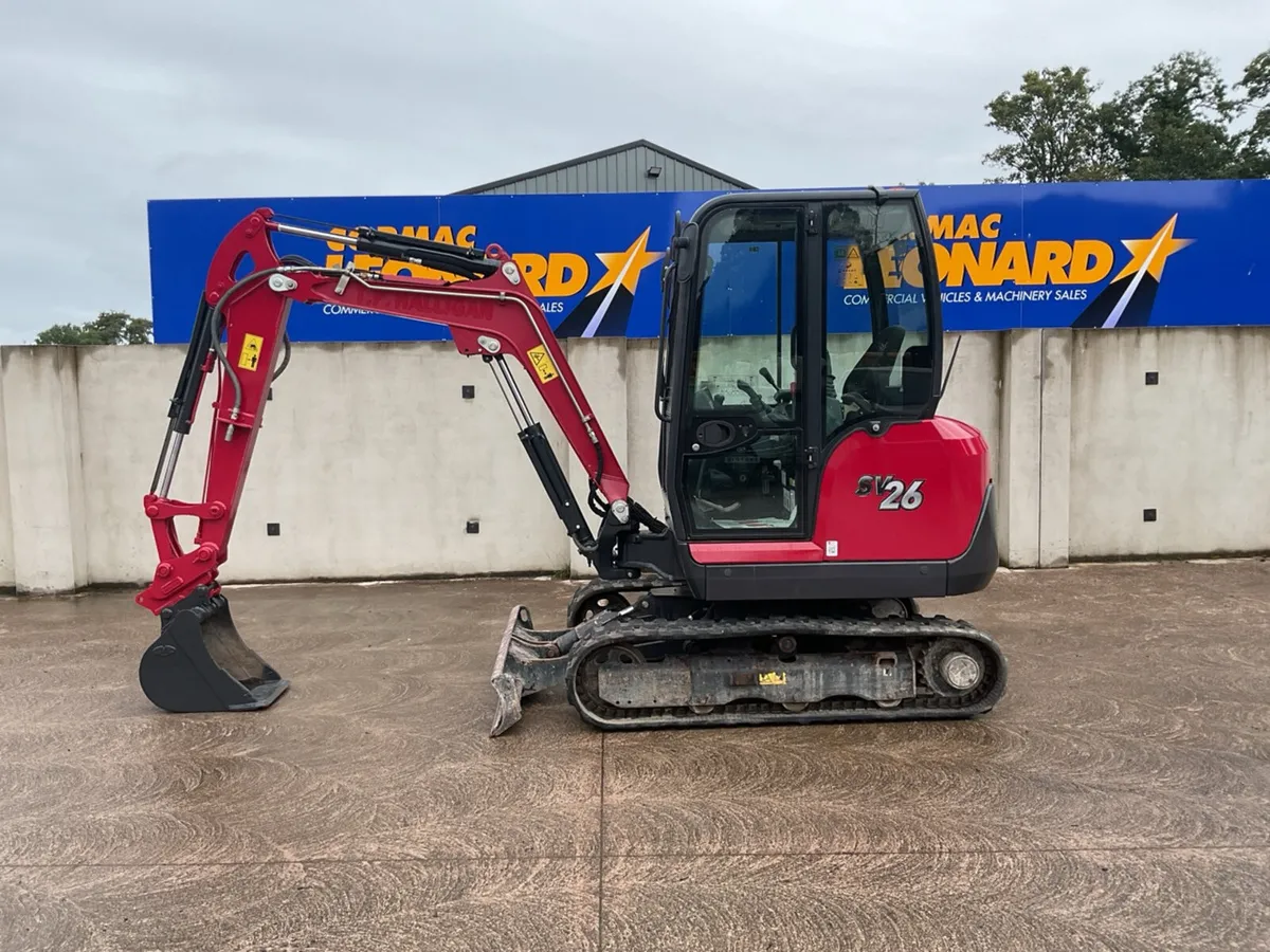 2022 YANMAR SV26 Mini Excavator - Image 1