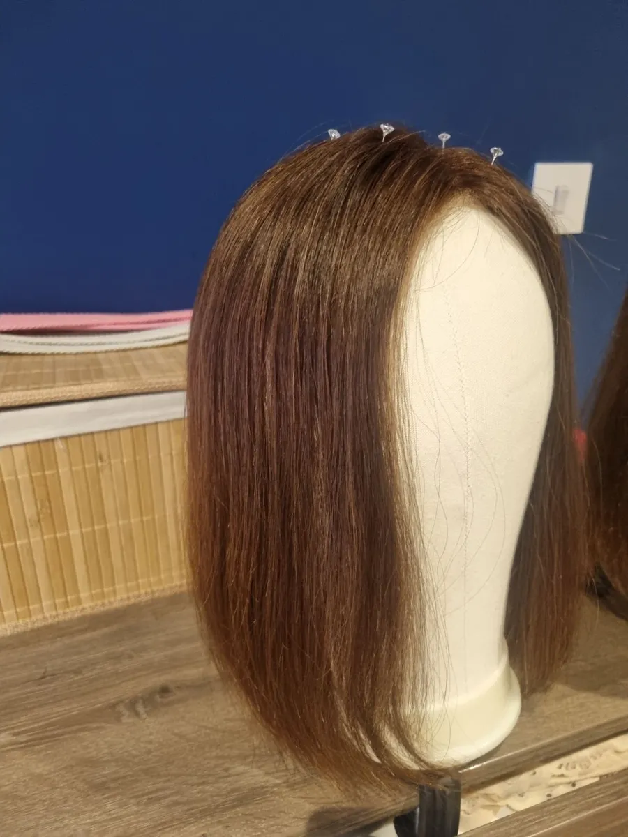 Human hair topper ,16 inch long ! - Image 1
