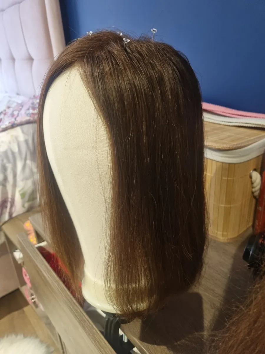 Human hair topper ,16 inch long ! - Image 3