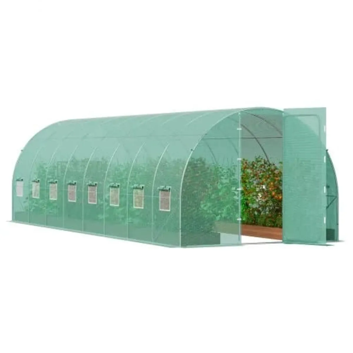 Walk-in Tunnel Greenhouse, 27.4x9.5x7.4 ft Hoop Ho - Image 1