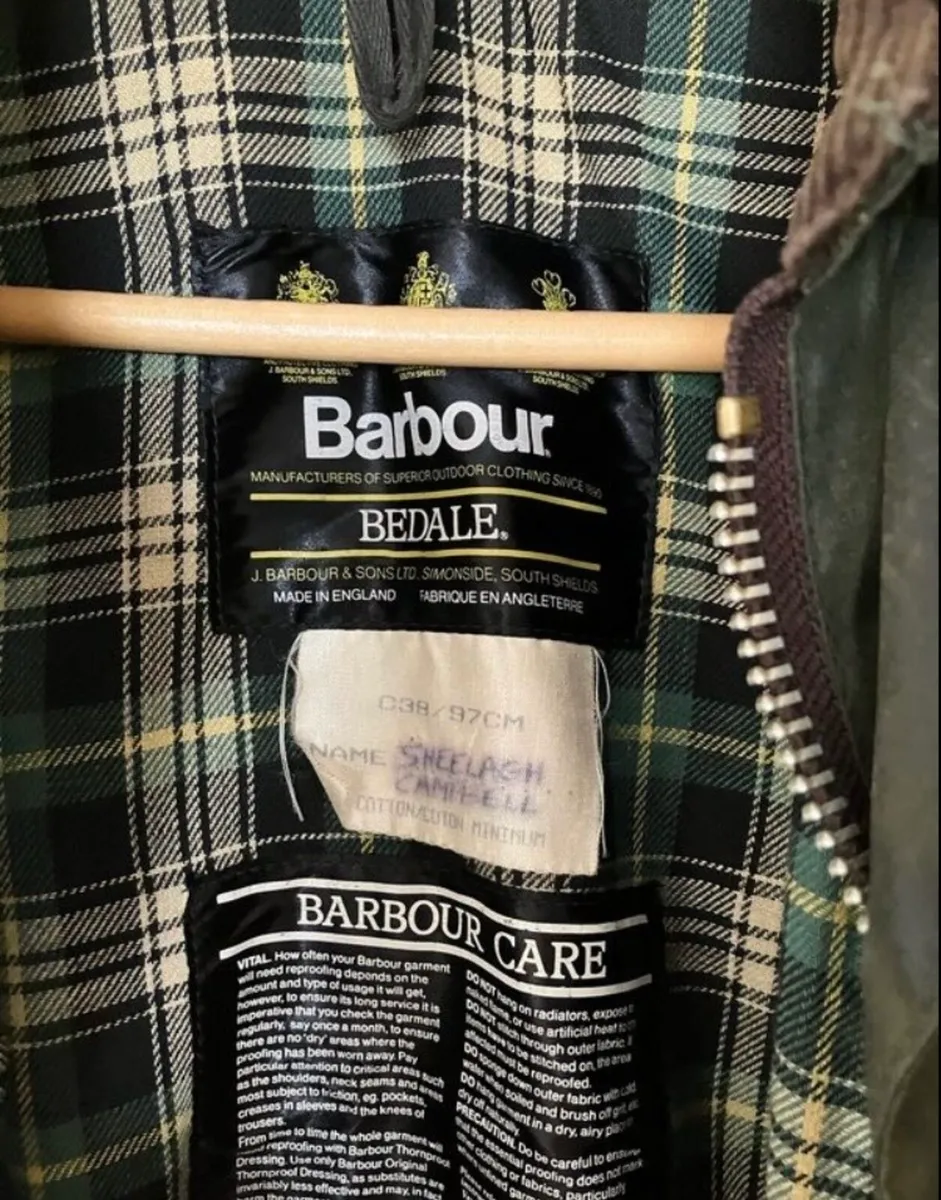 Barbour Bedal wax Jacket - Image 4