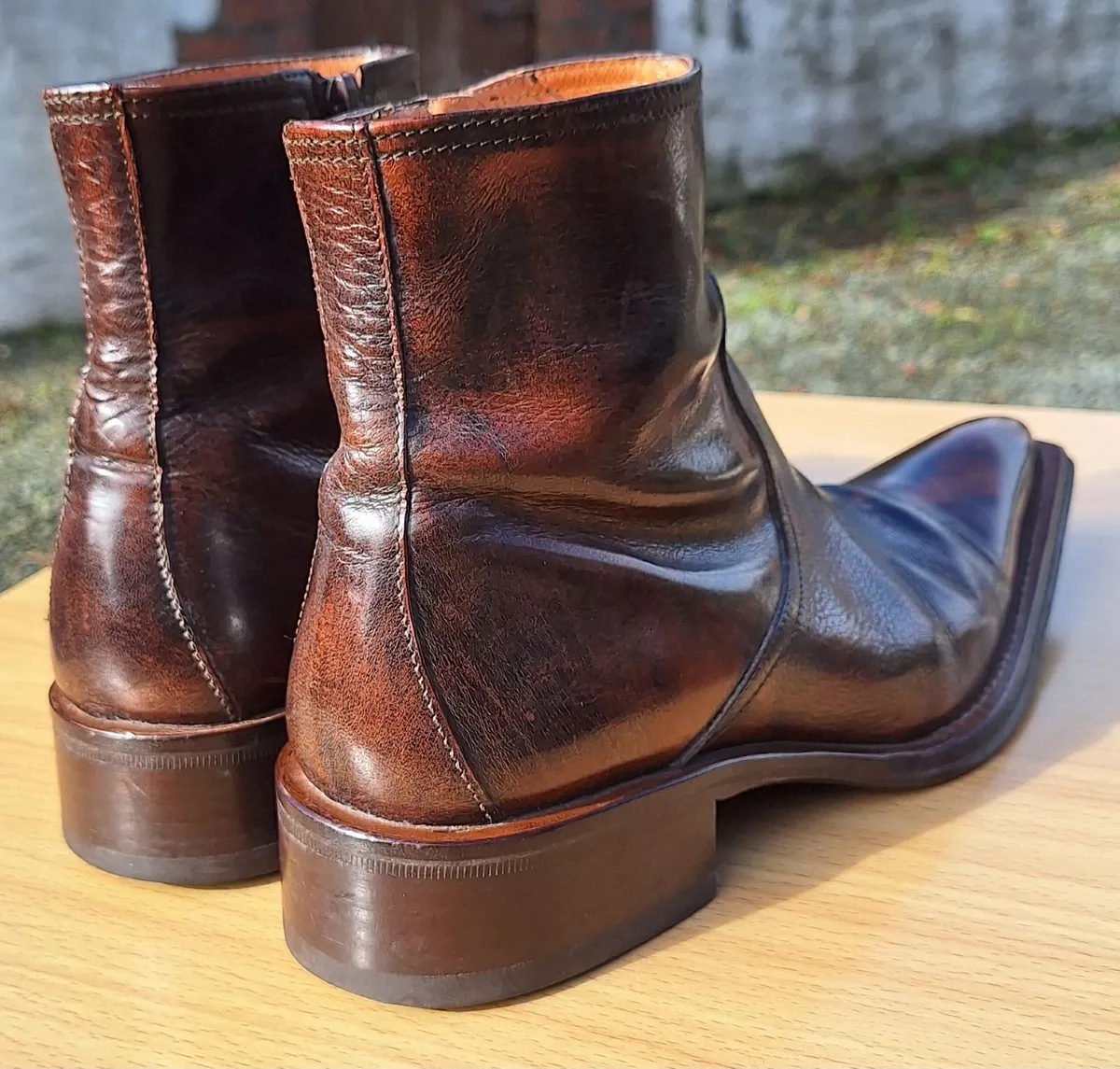 Gino Bianchi Leather Boots Size 42 – Vintage - Image 2