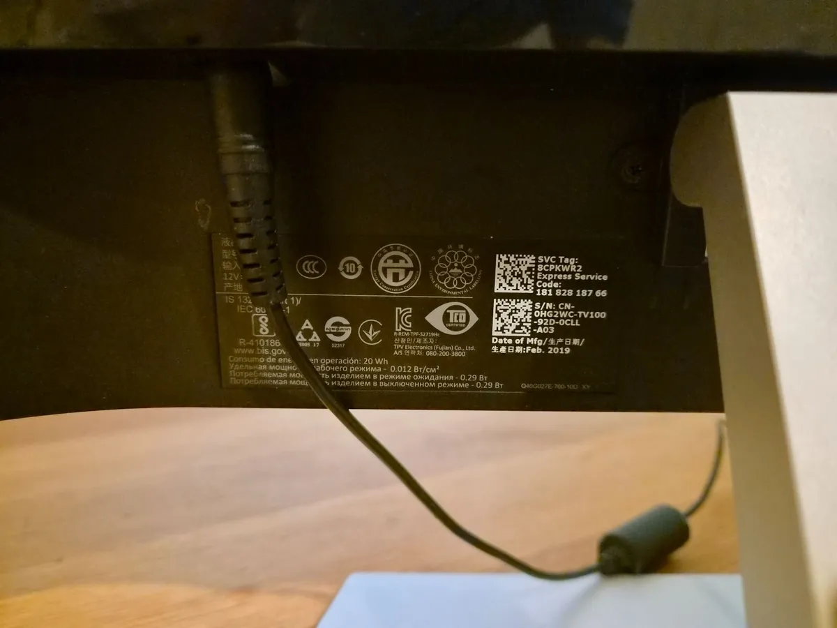 2 x Dell 27" IPS Full HD Monitors – S2719H + S2715 - Image 3