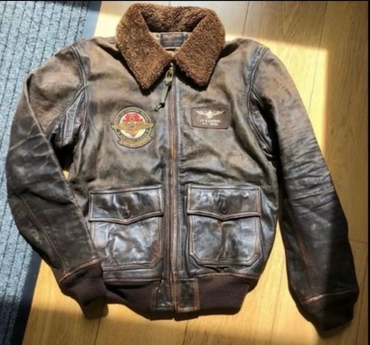 Polo Ralph Lauren G1 Bomber Leather Jacket - Image 1