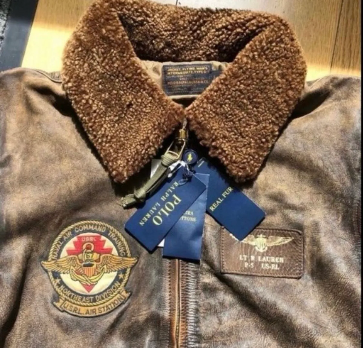 Polo Ralph Lauren G1 Bomber Leather Jacket - Image 3