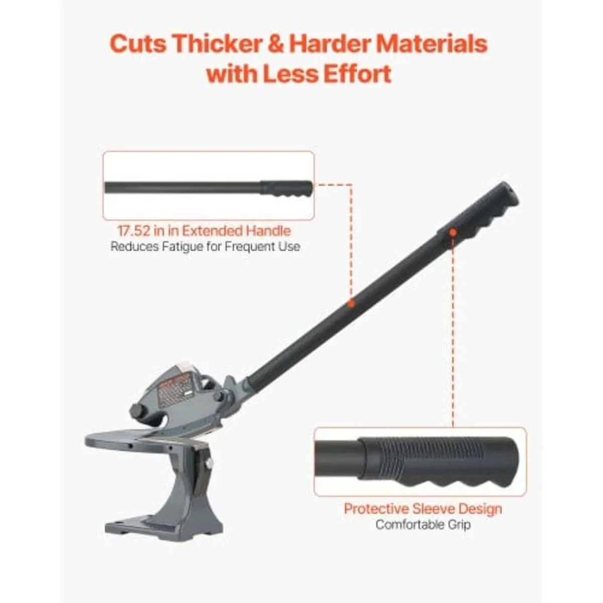 Sheet Metal Shear, Manual Plate Shear, Throatless - Image 2