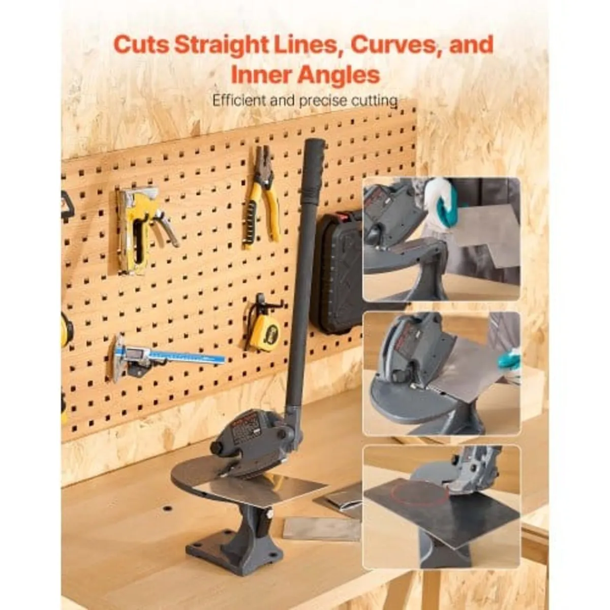 Sheet Metal Shear, Manual Plate Shear, Throatless - Image 3