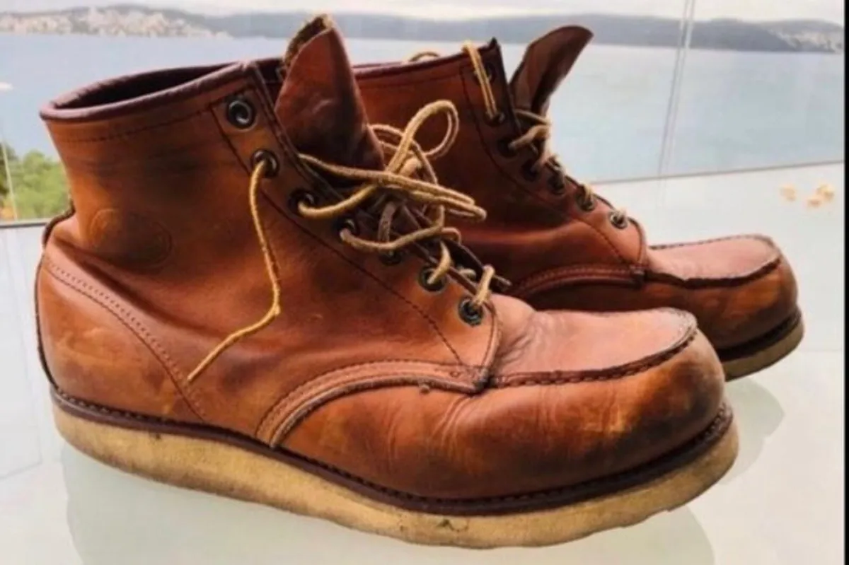 Red wing Irish setter Leather boots vintage - Image 2