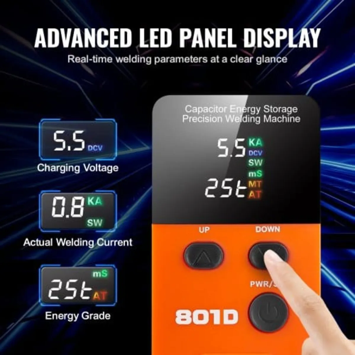 Battery Spot Welder, 14.5KW Capacitor Energy Stora - Image 2