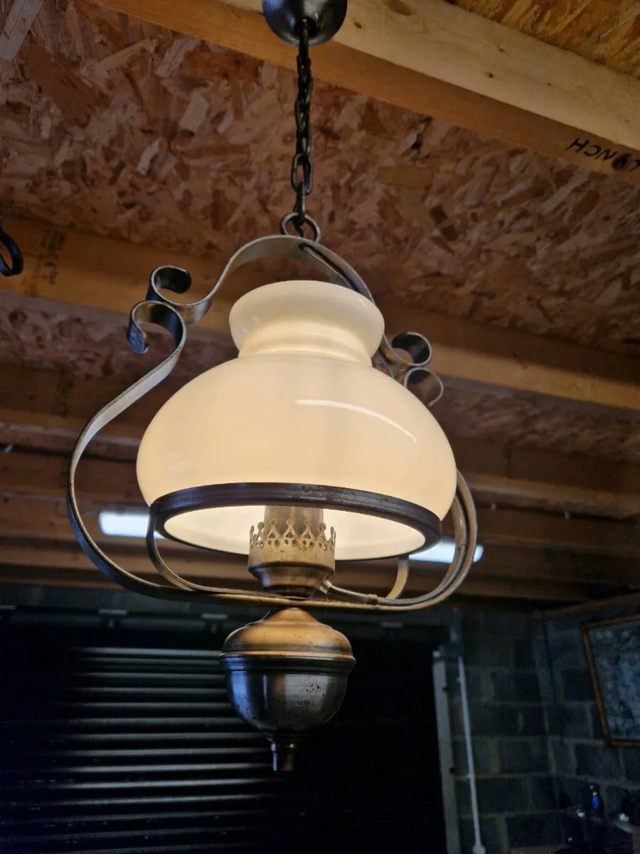 Vintage French 1980s chandelier - Image 1