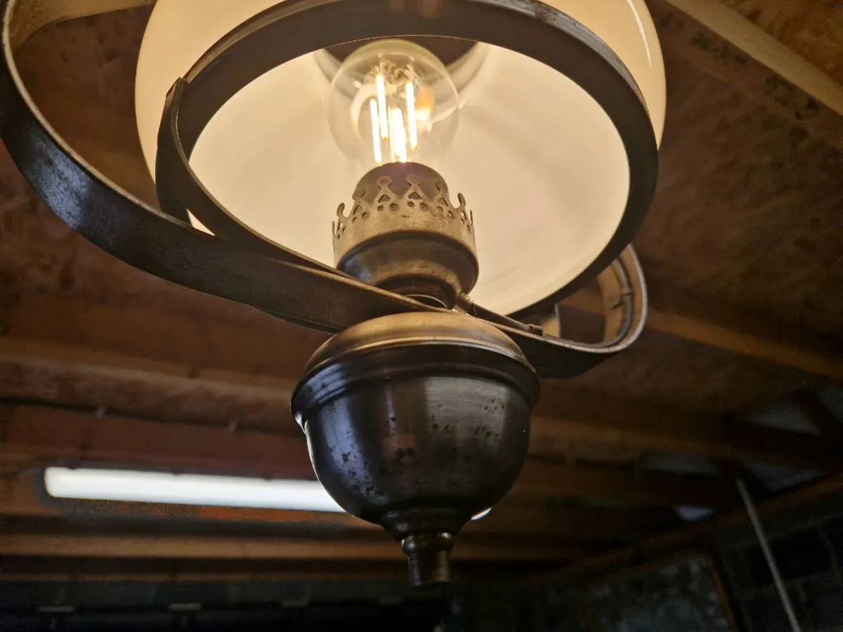 Vintage French 1980s chandelier - Image 2