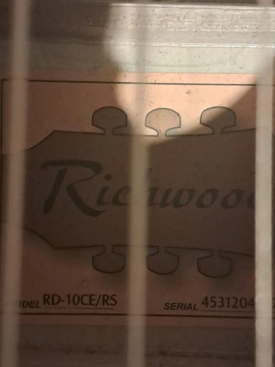 Richwood electro acoustic guitar - Image 2