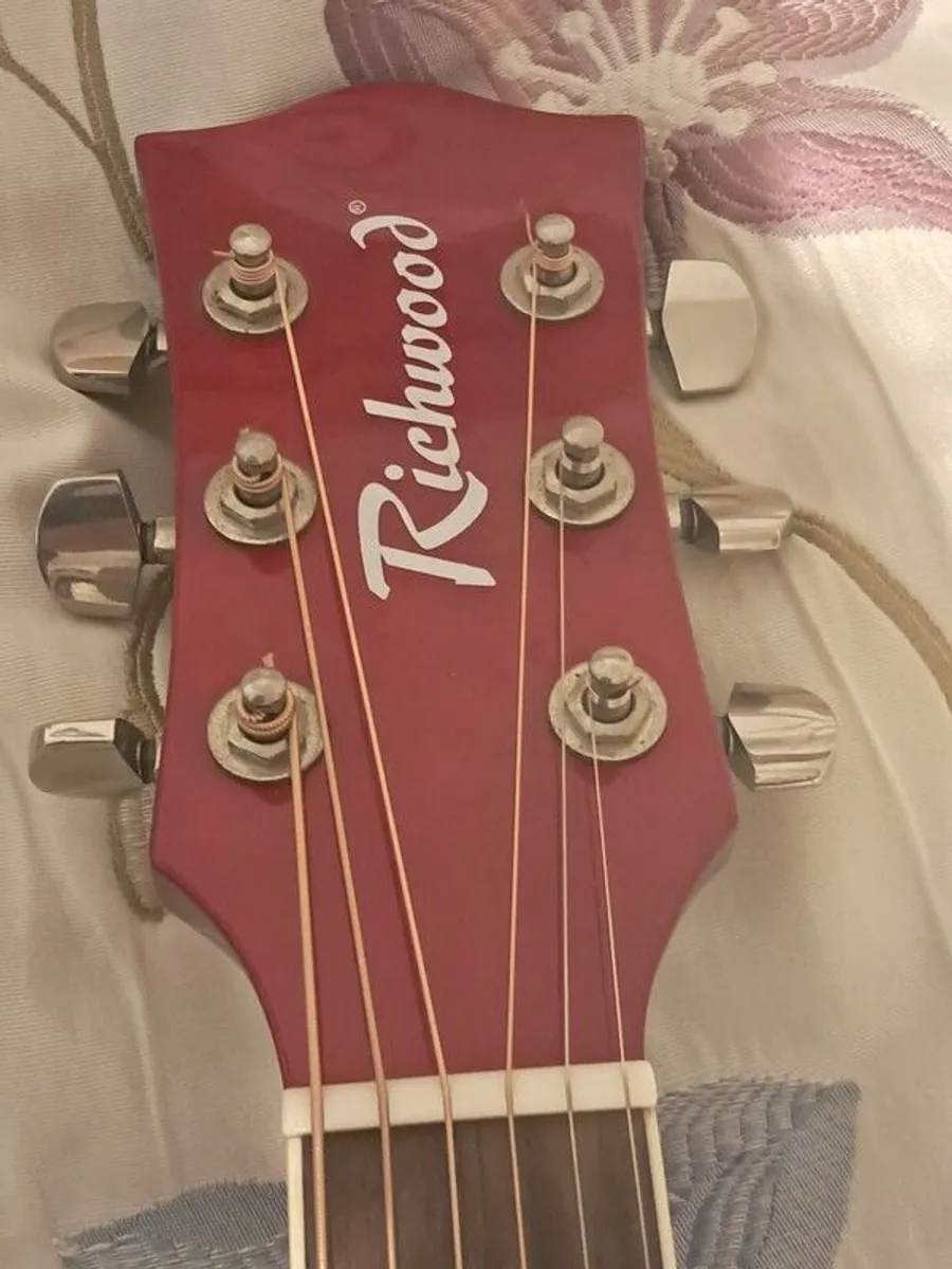 Richwood electro acoustic guitar - Image 4