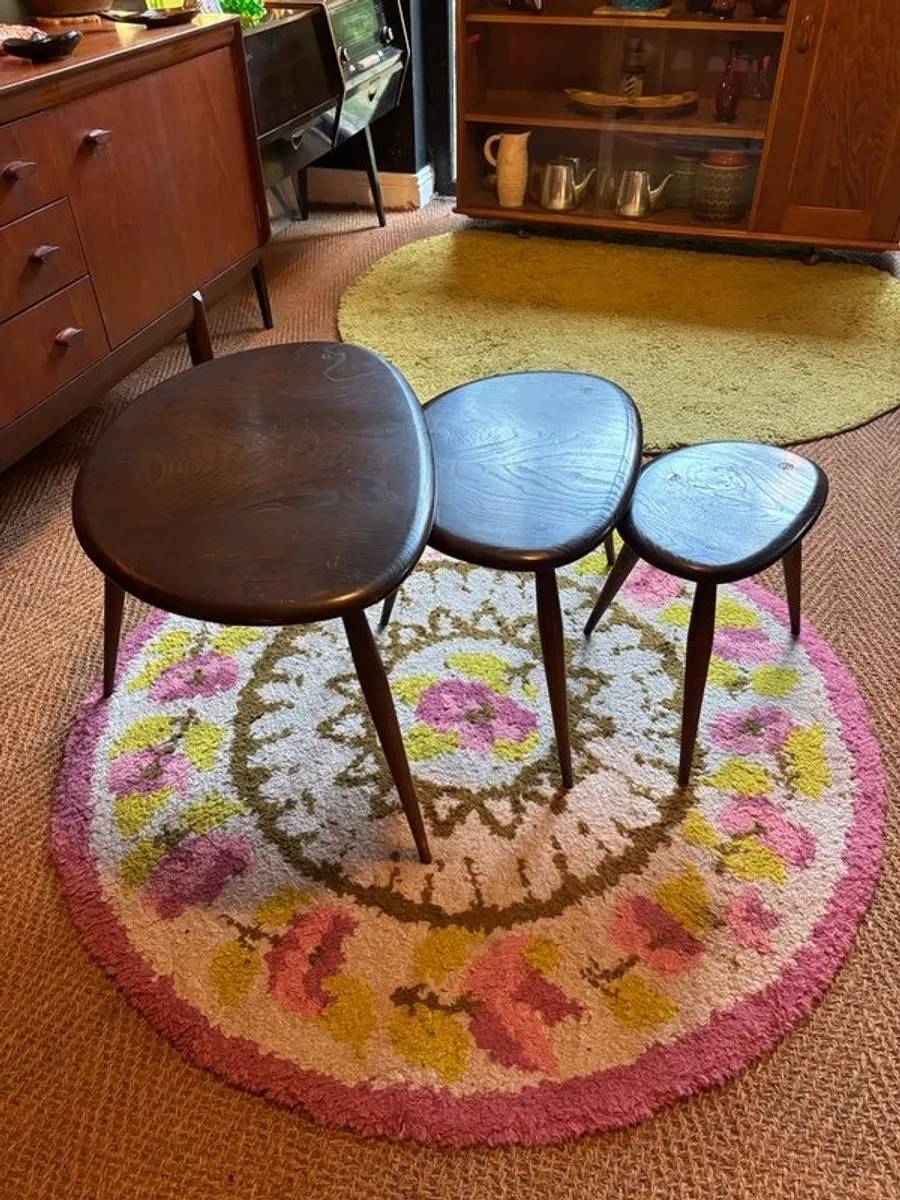 Mid Century Ercol nest of tables - Image 4