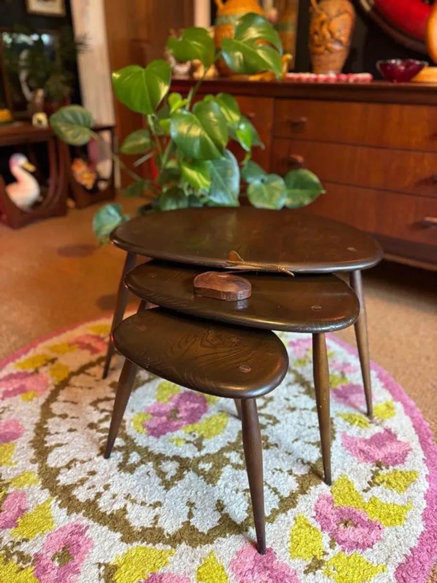 Mid Century Ercol nest of tables - Image 1
