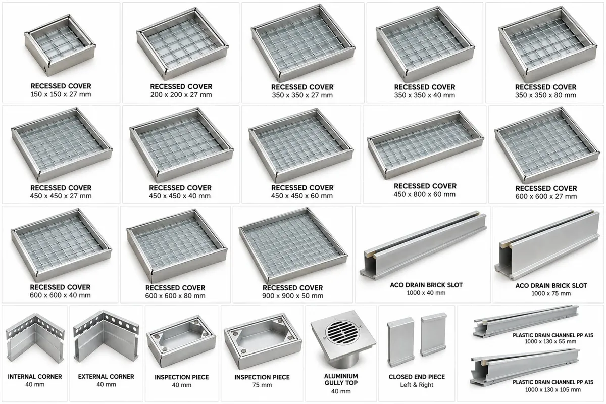 Paving Recess Covers - stainless steel