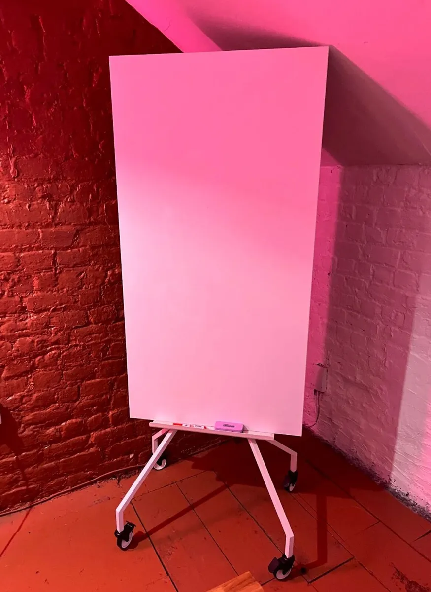 Large Mobile Whiteboard/Pinboard & XL Chalkboard - Image 1