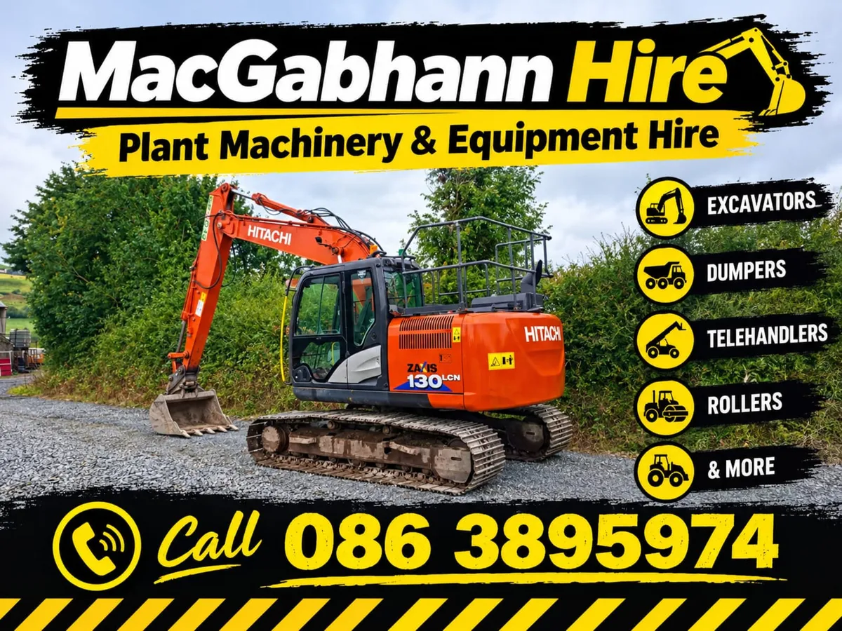 20 tonne diggers with height restrictors.