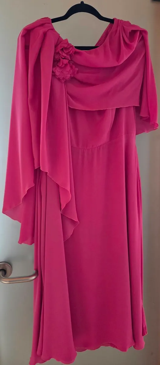 Carmen Melero Occasion Dress UK 14 & Le Babe Shoes - Image 1