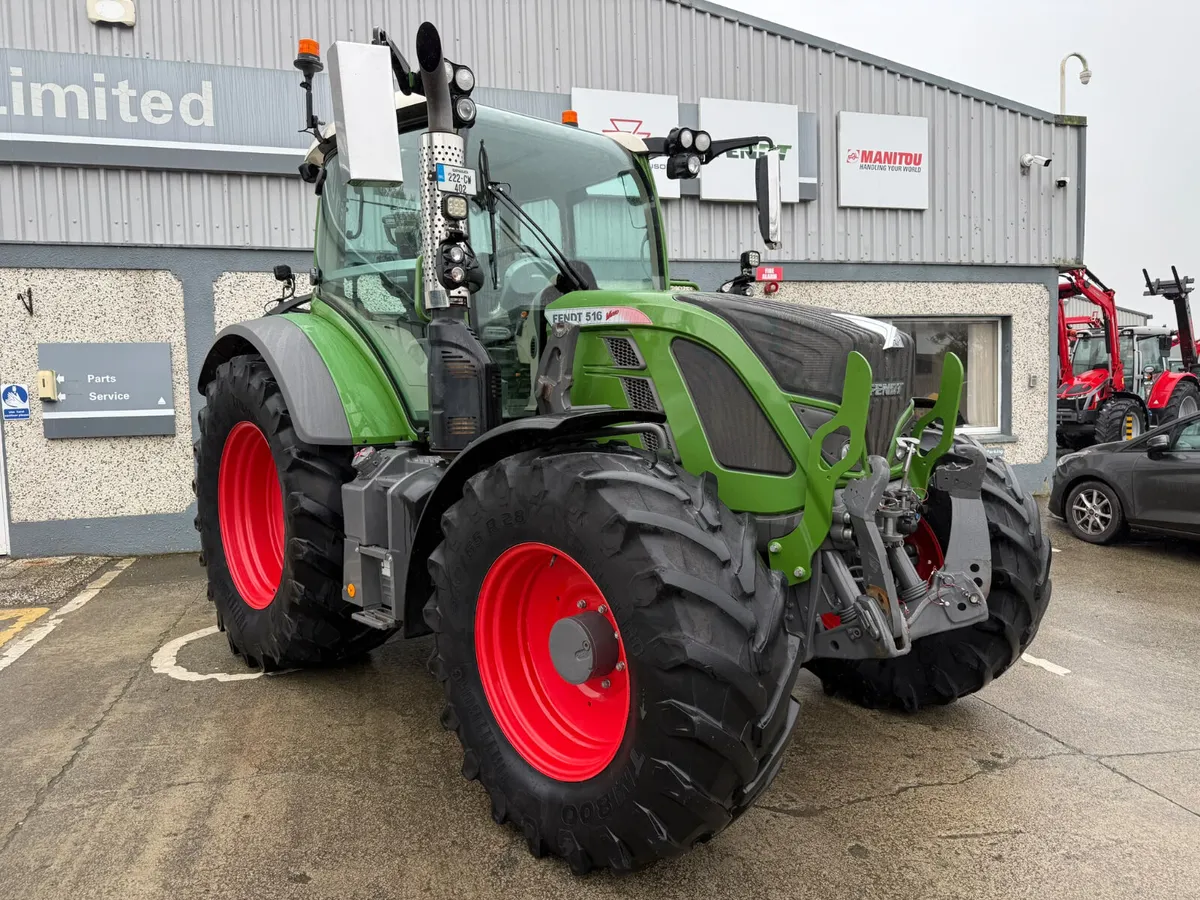 2022 Fendt 516 S4 c/w 4x80 Loader - €112,000 + VAT - Image 2