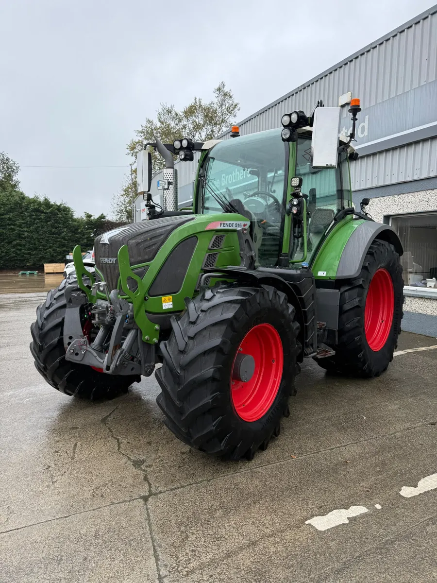 2022 Fendt 516 S4 c/w 4x80 Loader - €112,000 + VAT - Image 3