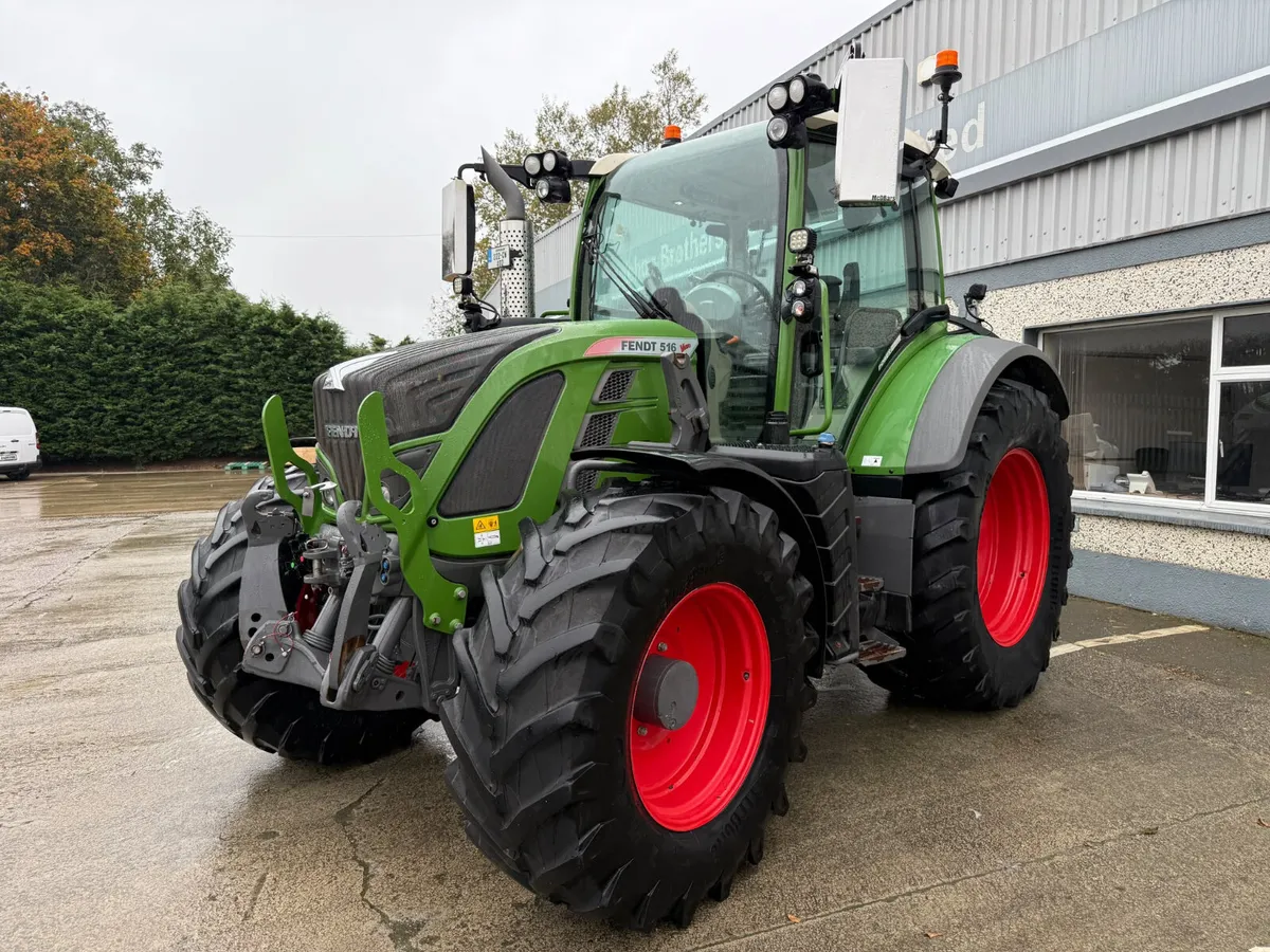 2022 Fendt 516 S4 c/w 4x80 Loader - €112,000 + VAT - Image 1