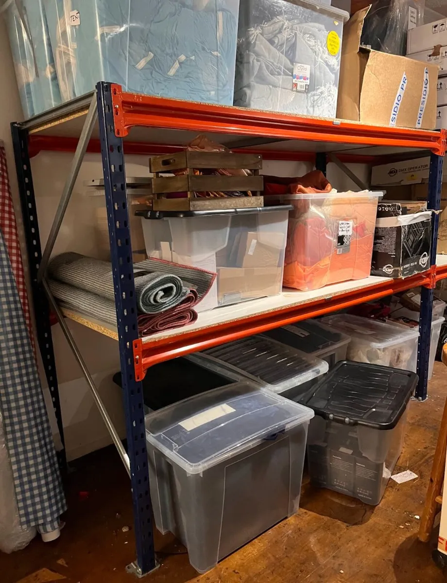Workshop Fit-Out - Blue Racking & 3 Worktables - Image 2