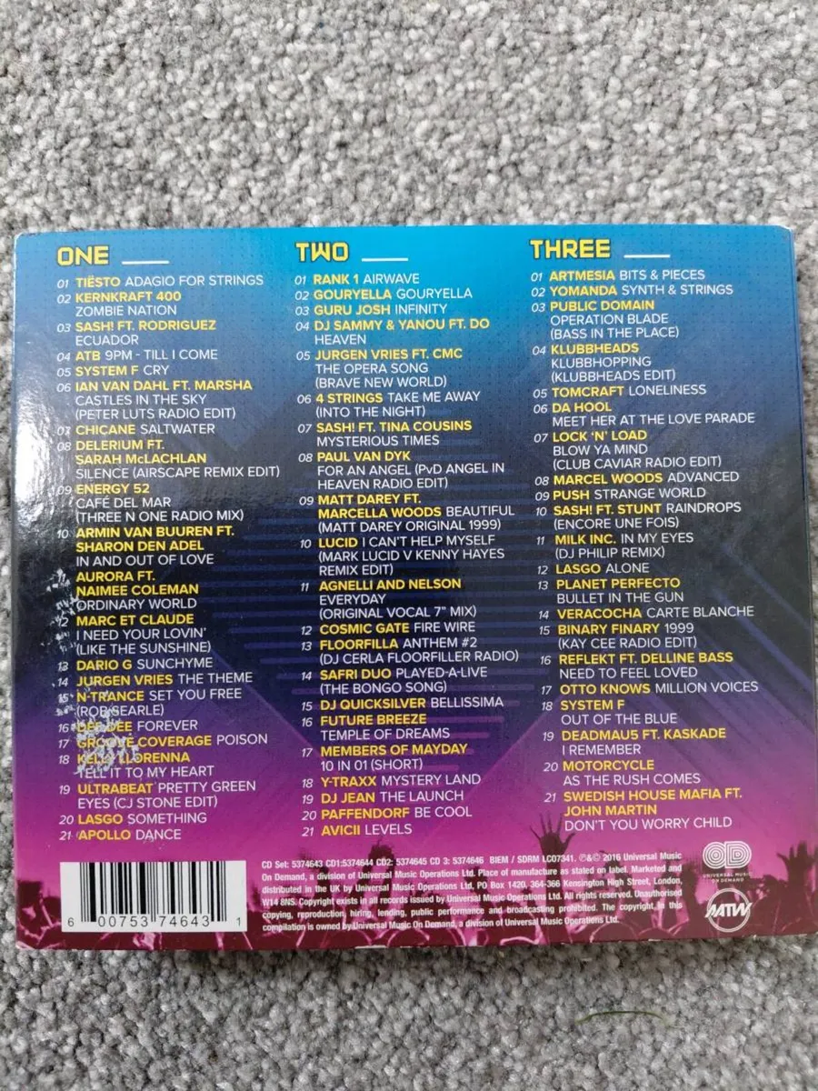 Clubland 100% Euphoric cds - Image 2