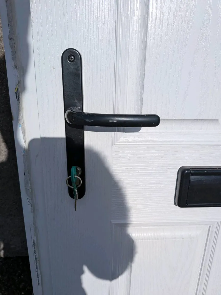 PVC door and frame two keys - Image 4