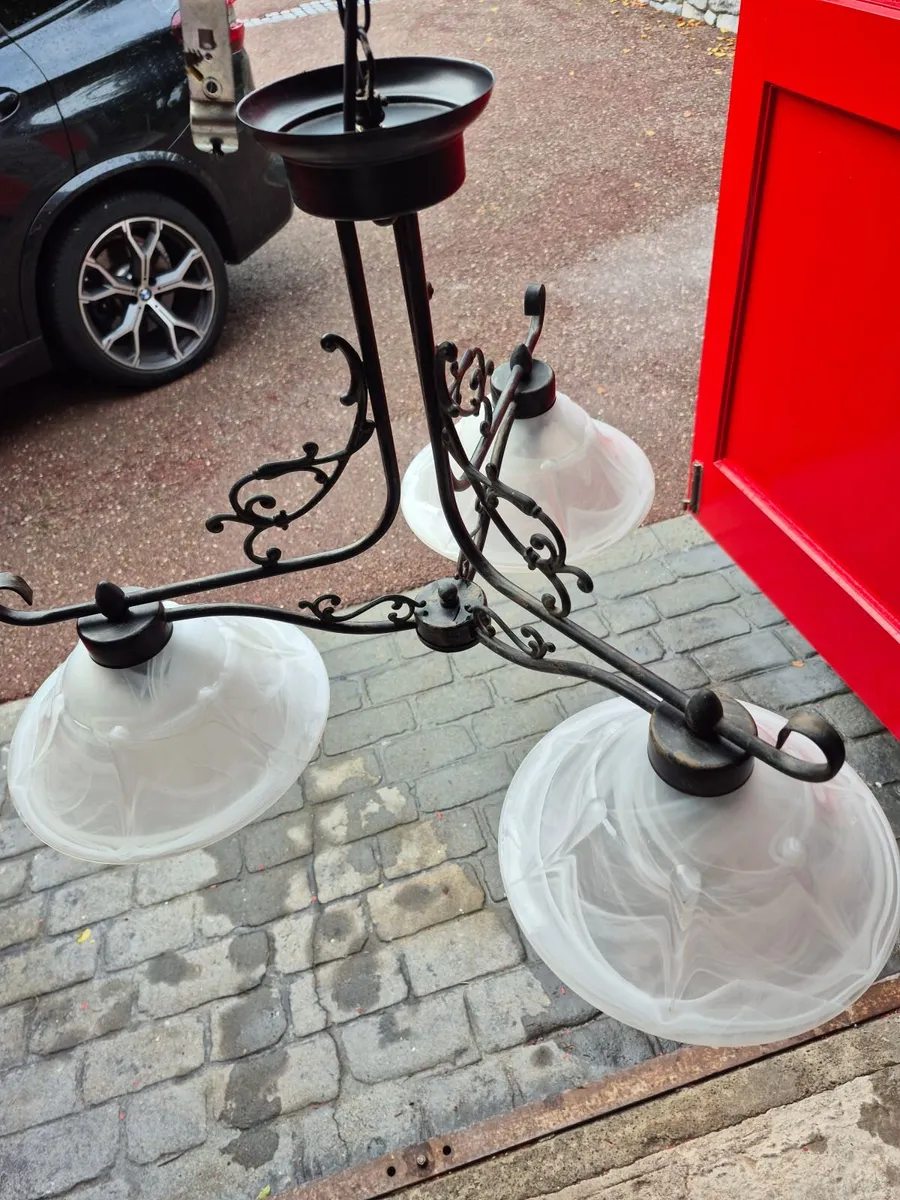 Wrought Iron Chandeliers - Image 1