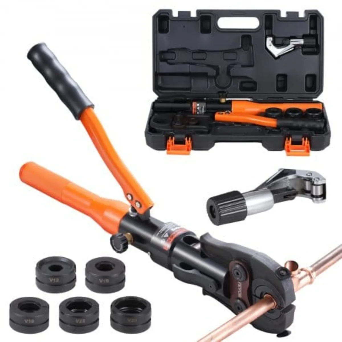 Copper Tube Fittings Hydraulic Pipe Crimping Tool, - Image 1