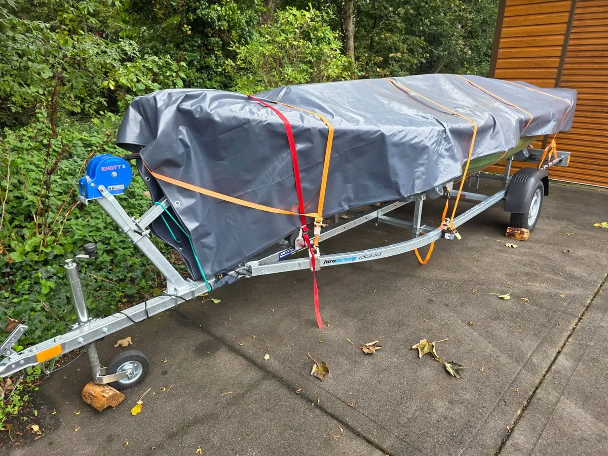 19ft Lake boat, €1800 trailer, PLUS Honda 8HP - Image 4