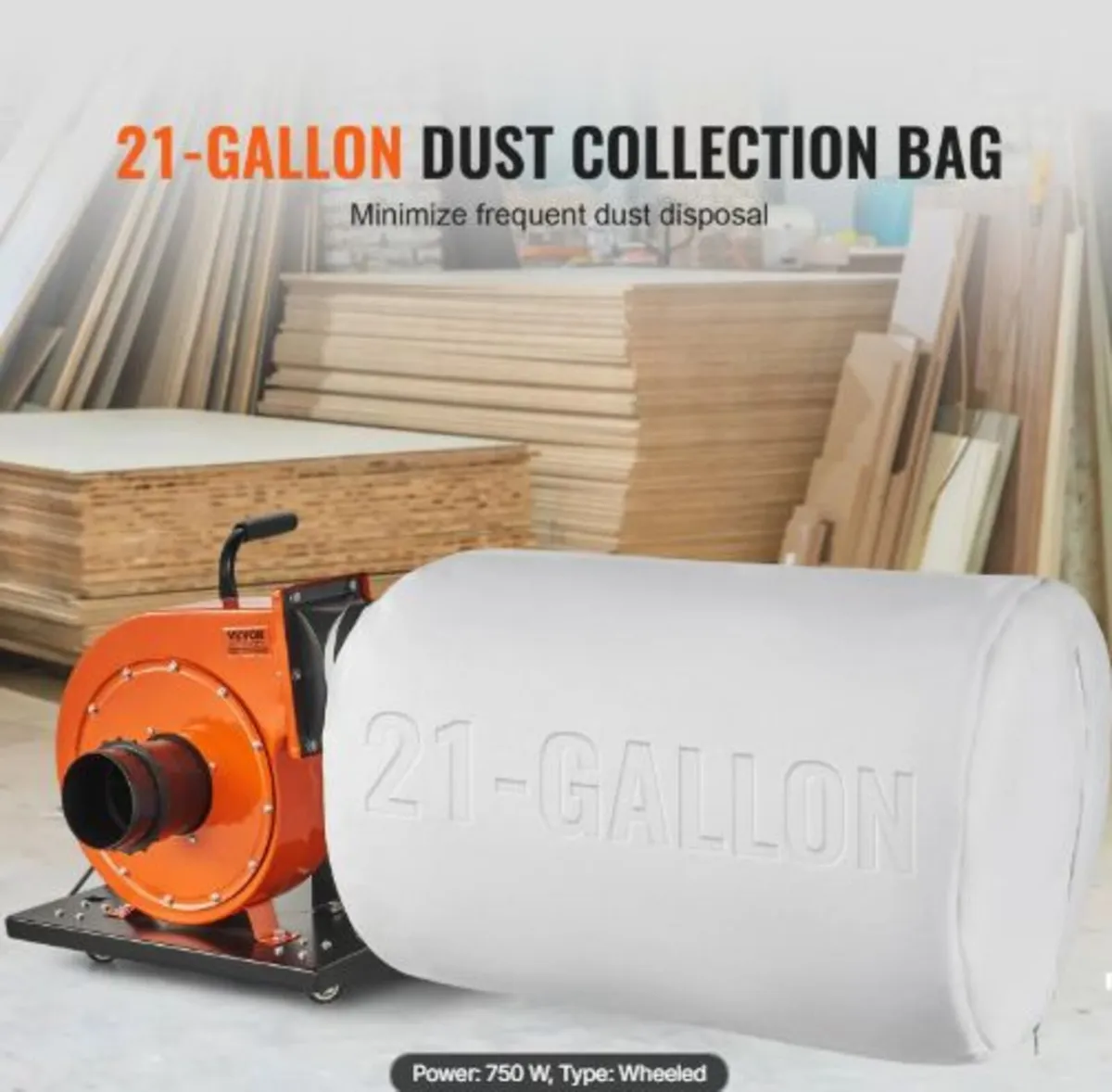 Dust Collector,781.54 m³/h Air Flow,Rolling Dust - Image 3