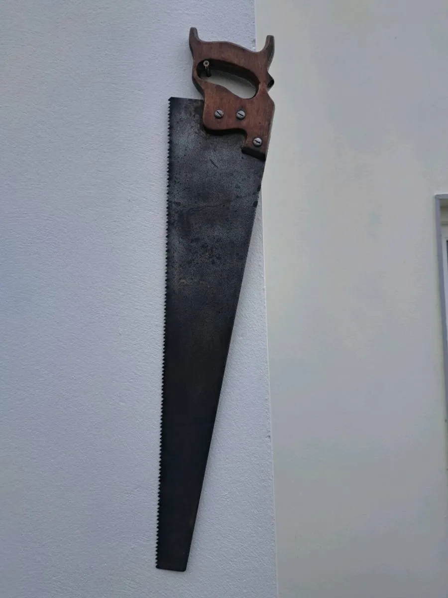 Old original hand saw - Image 2