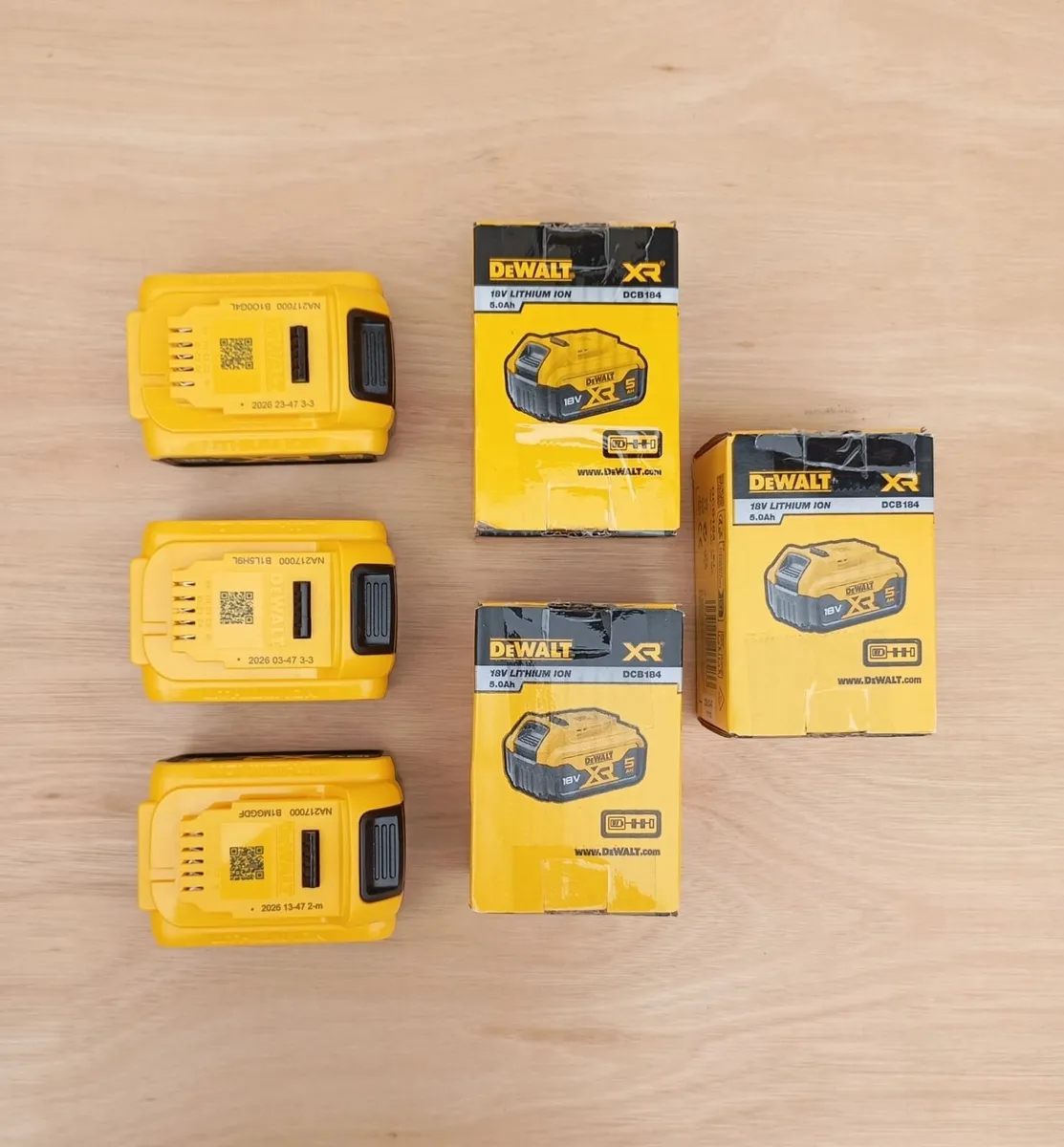 DeWalt Batteries & Charger (New) - Image 2