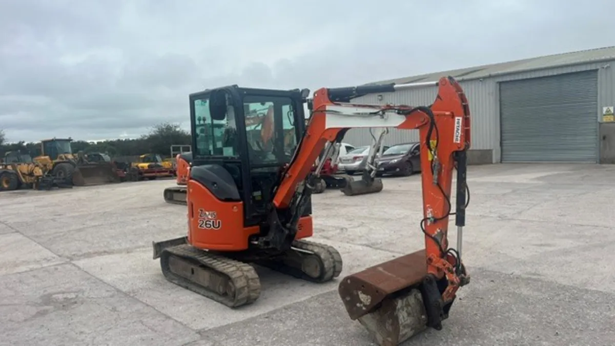 2017 Hitachi ZX 26 U - Image 4