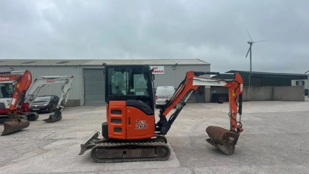 2017 Hitachi ZX 26 U - Image 3