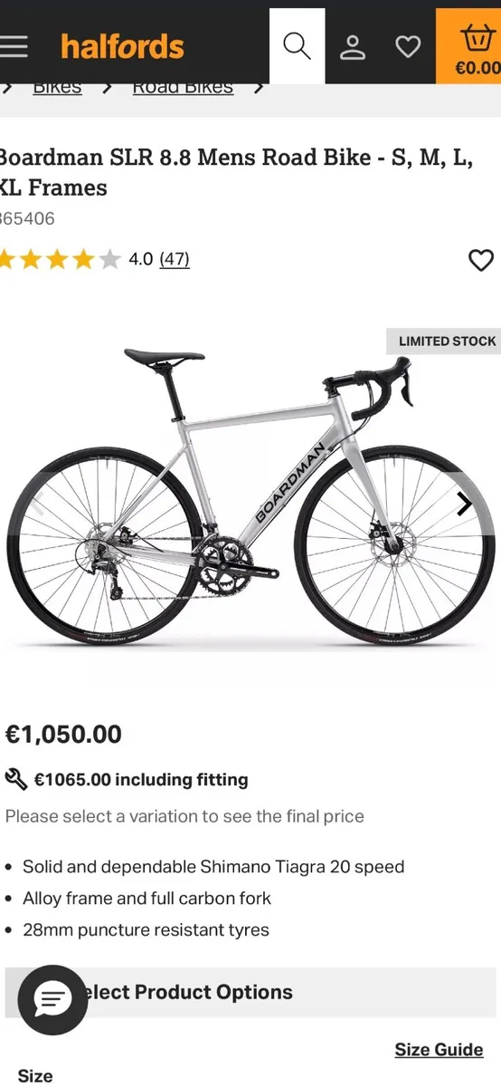 Boardman Road Bike XL size - Image 2