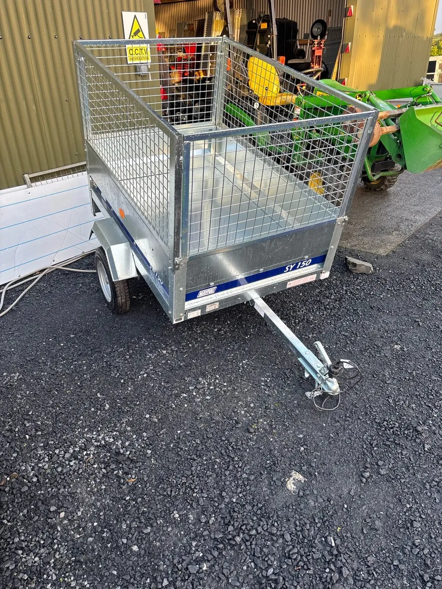 New 6x4 single axle mesh trailer - Image 4