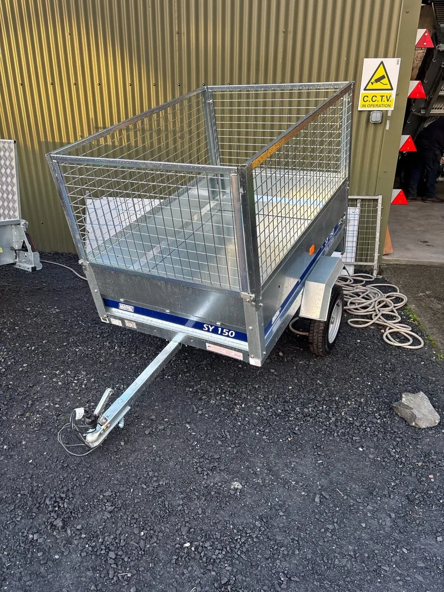 New 6x4 single axle mesh trailer - Image 1