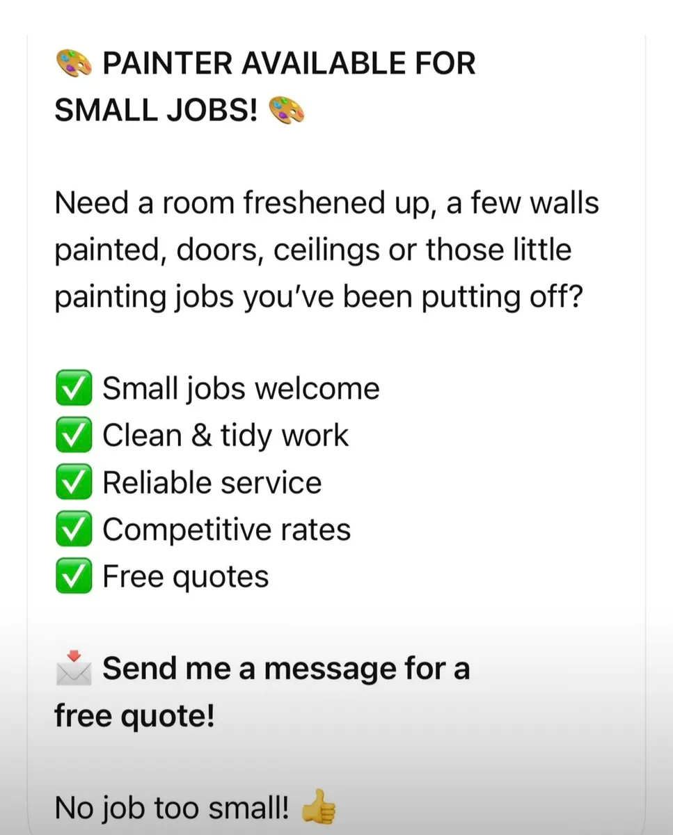Painter available