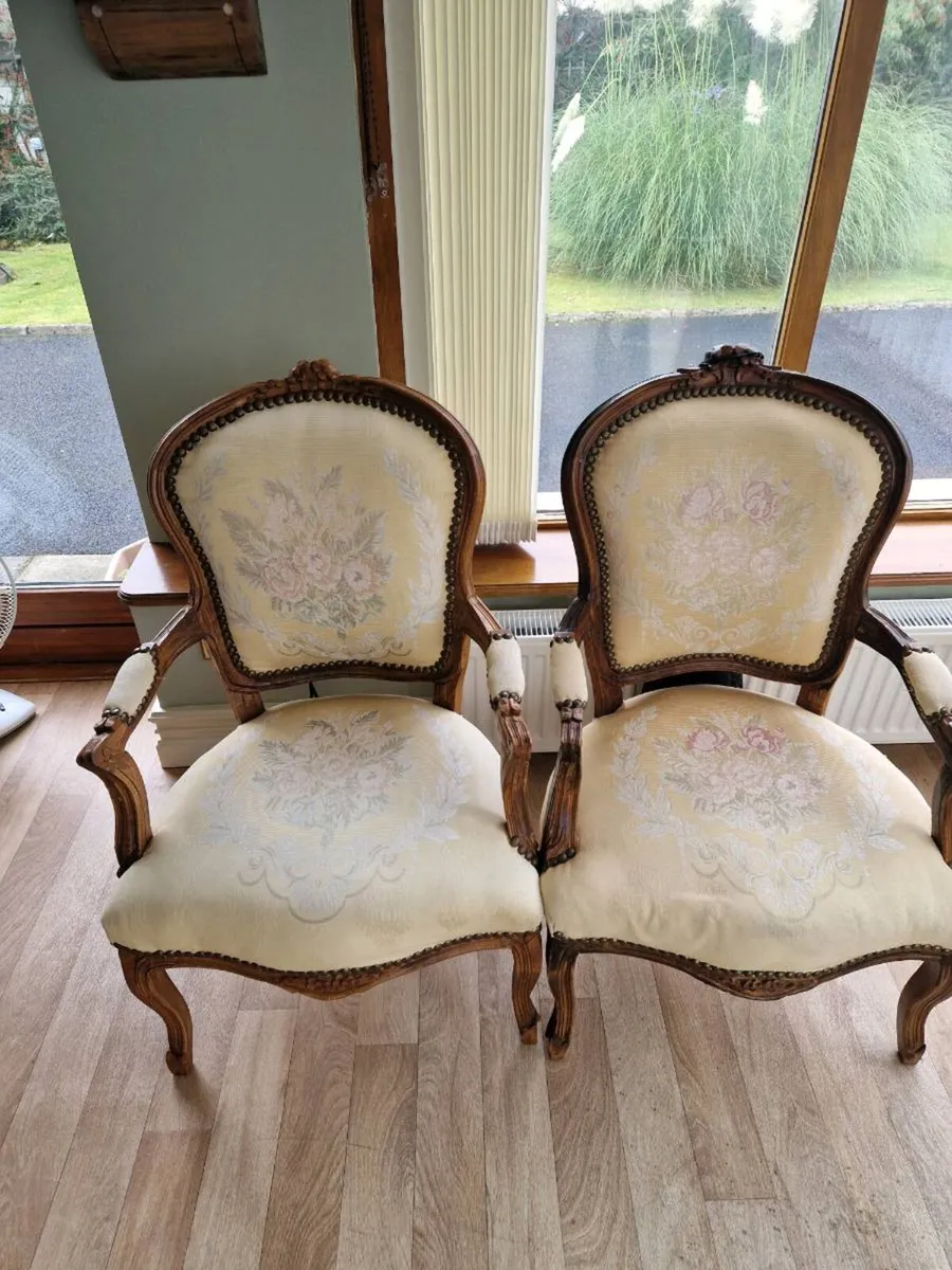 Carved Armchairs - Image 1