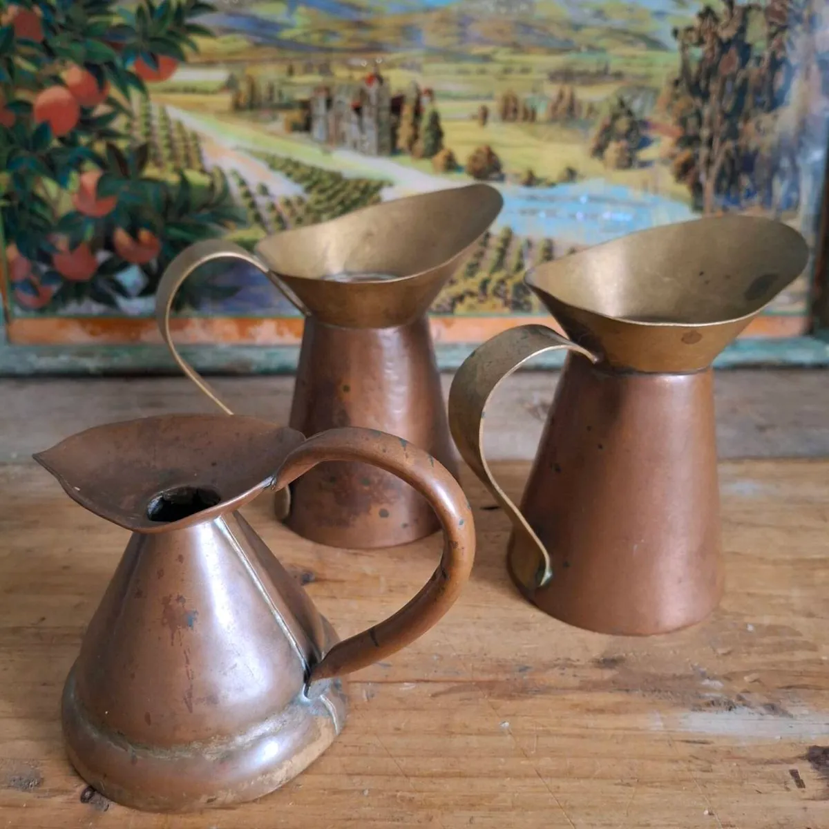 Copper Haystack Pub Measures (1 Gill / 1/4 Pint) - Image 1