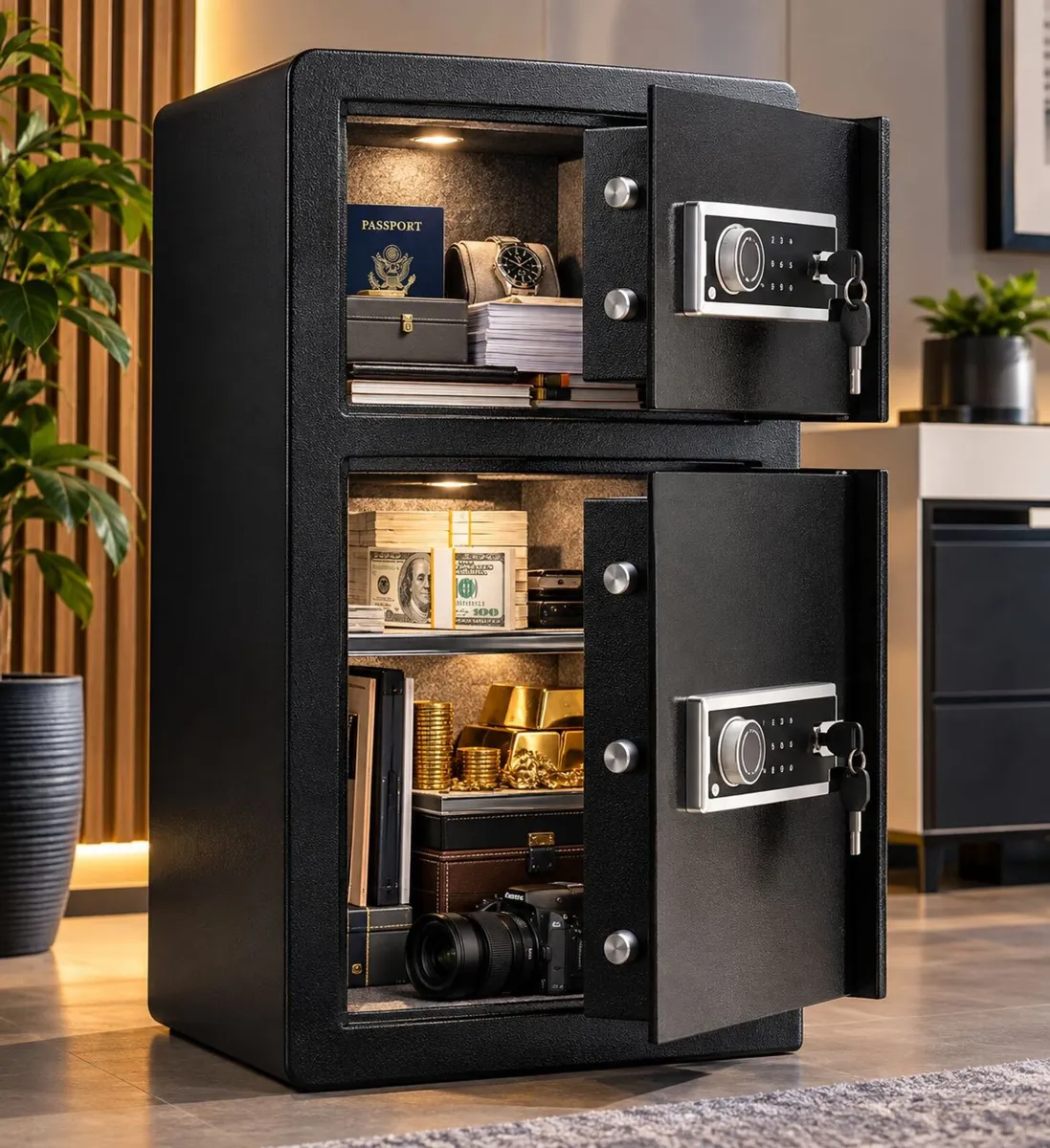 127L Dual Compartment Digital Security Safe with A - Image 3